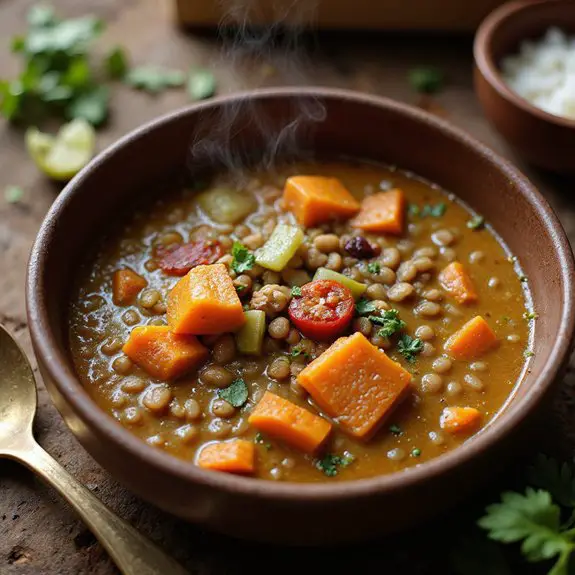 hearty mediterranean lentil soup