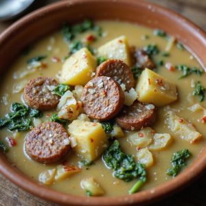 hearty sausage and potato soup