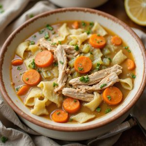hearty slow cooked chicken soup