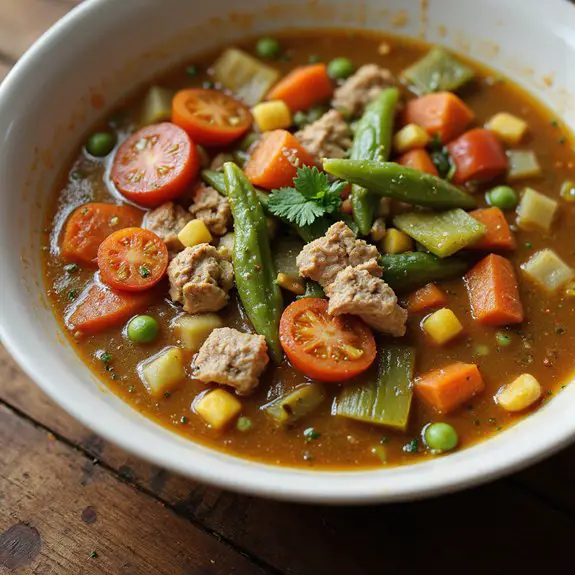 hearty turkey vegetable soup