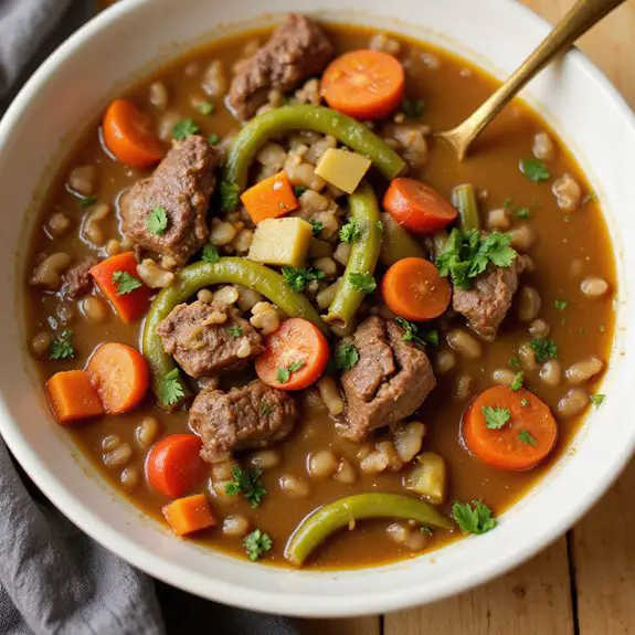 hearty vegetable beef soup