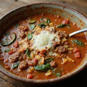 keto friendly lasagna soup recipe