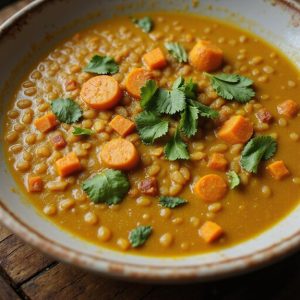 lemon flavored lentil soup
