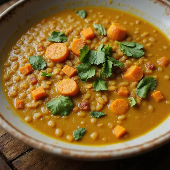 lemon flavored lentil soup