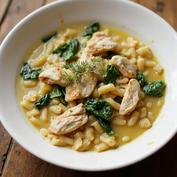 lemon infused chicken soup recipe