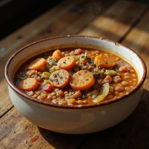 lentil soup cooking instructions