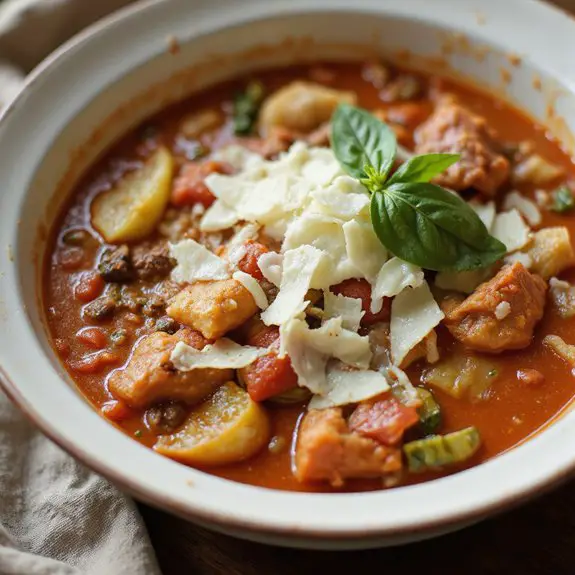 low carb lasagna soup