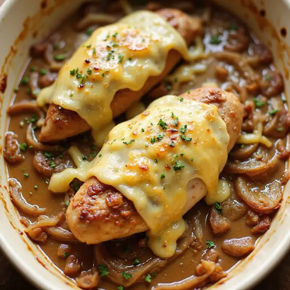onion soup flavored chicken