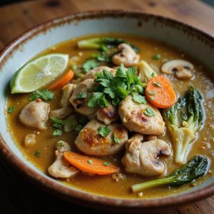 savory asian chicken broth