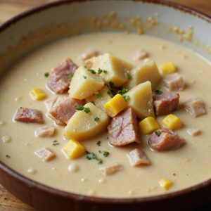 savory ham chowder recipe