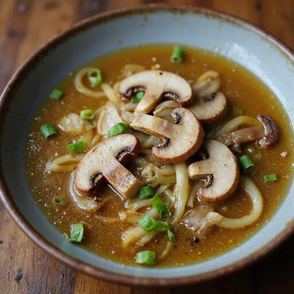 savory japanese mushroom soup