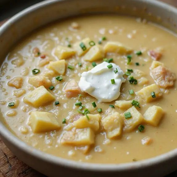 simple creamy potato soup