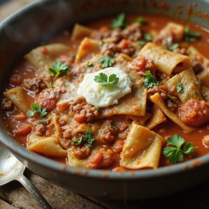 simple lasagna soup recipe