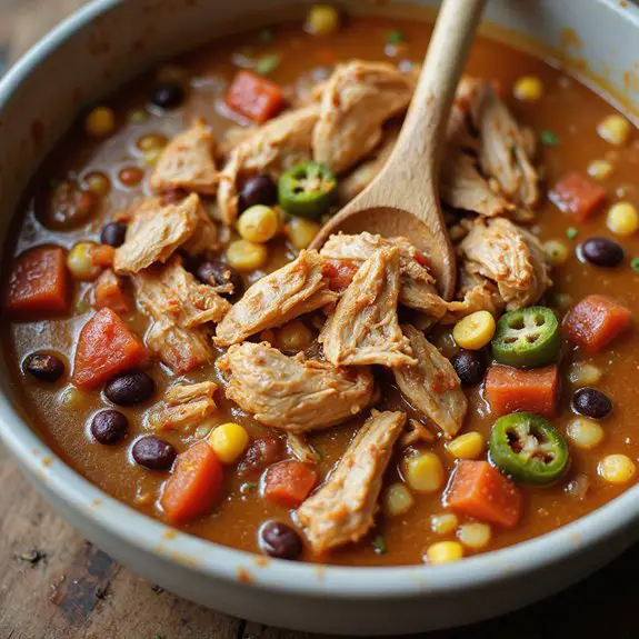 slow cooker chicken soup