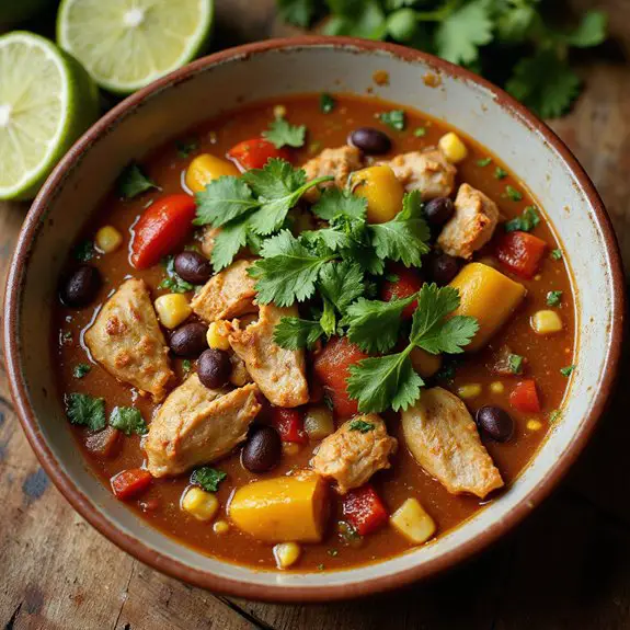 spicy chicken soup recipe