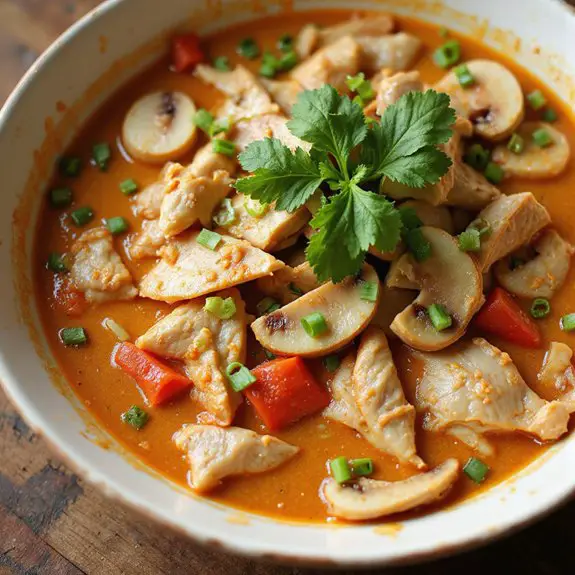 spicy coconut chicken broth