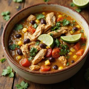 spicy flavorful chicken soup