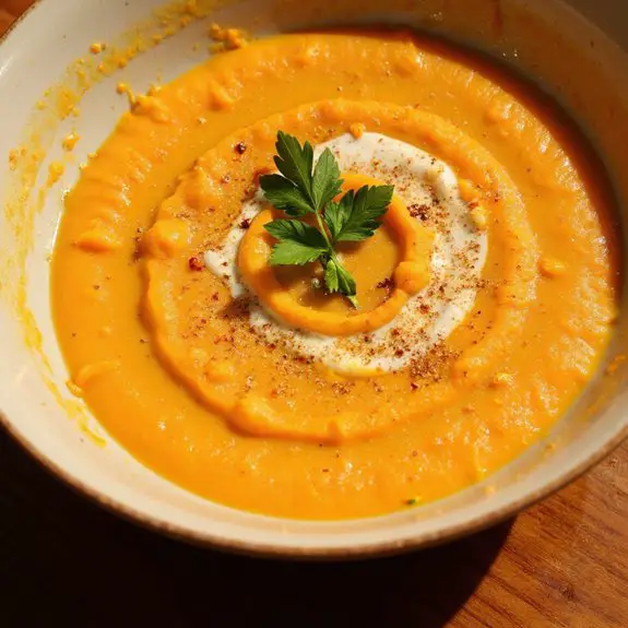 sweet potato carrot soup