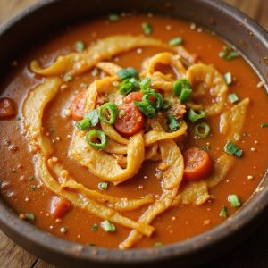 tomato based egg drop soup