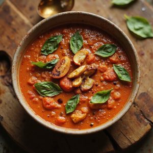 tomato basil soup recipe