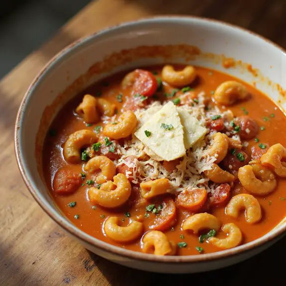 tomato macaroni soup recipe