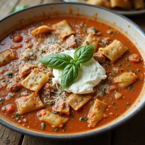 turkey lasagna soup recipe