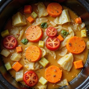 cabbage soup in crockpot