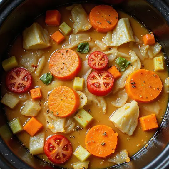 cabbage soup in crockpot