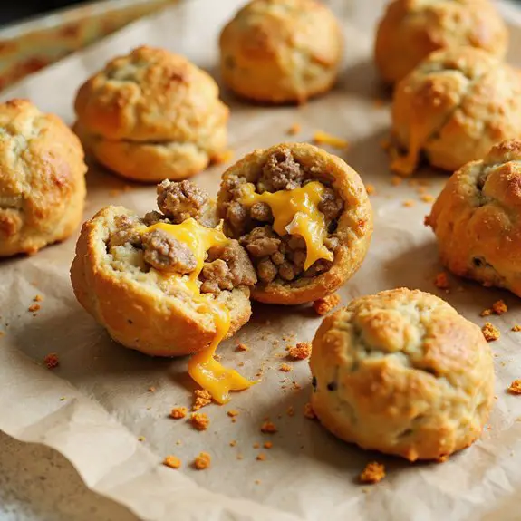 cheddar sausage biscuit balls