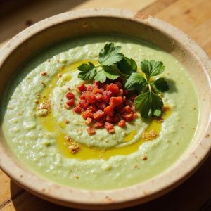 chilled cucumber vegetable soup