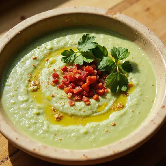 chilled cucumber vegetable soup