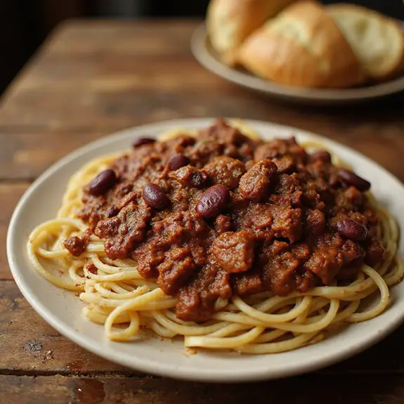 cincinnati style chili dish