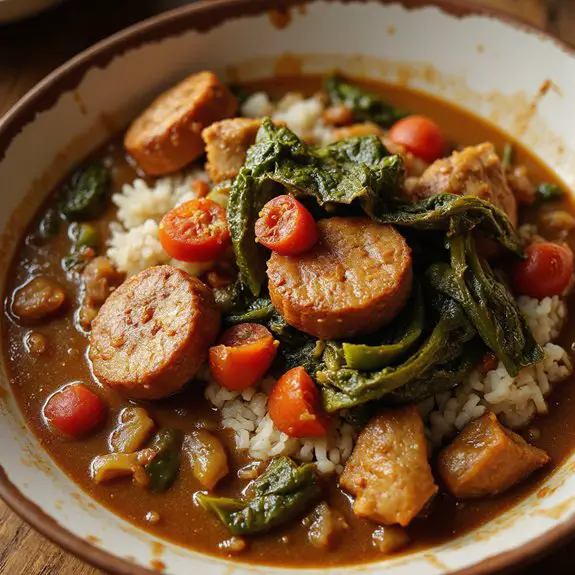 collard green gumbo recipe
