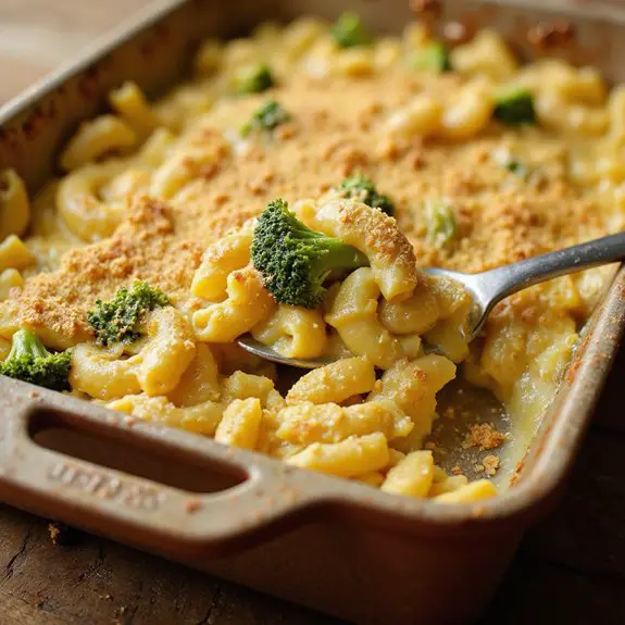 creamy broccoli cheese pasta