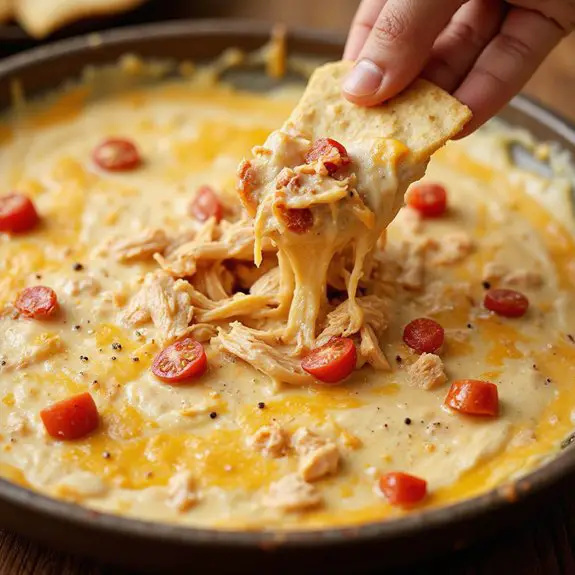 creamy chicken cheese dip