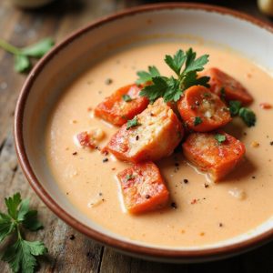 creamy seafood delicacy soup