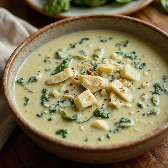 creamy spinach artichoke delight