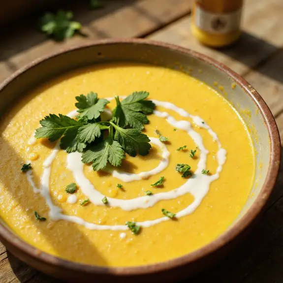 creamy vegan cauliflower soup