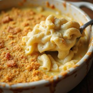 creamy white cheddar pasta
