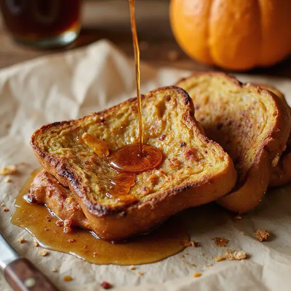 delicious autumn inspired breakfast dish