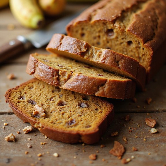 delicious banana pumpkin bread