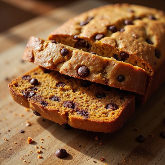 delicious chocolate pumpkin bread