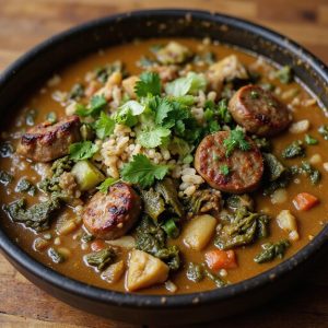 delicious green gumbo recipe