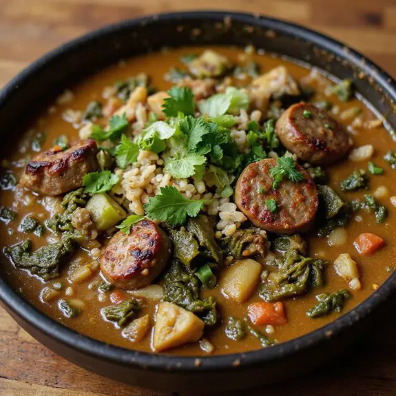 delicious green gumbo recipe