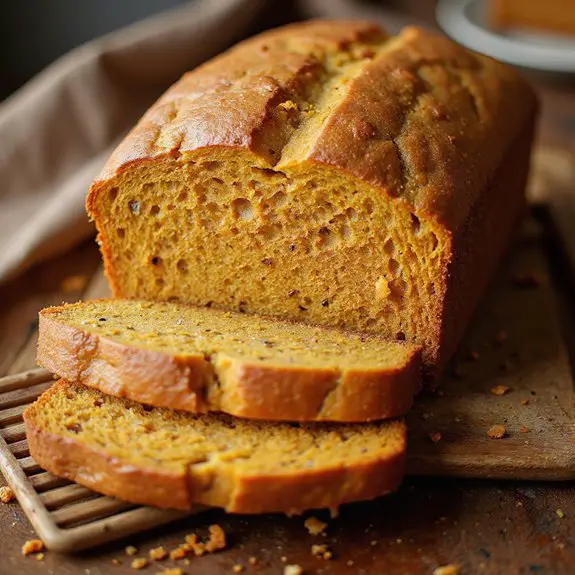delicious homemade pumpkin bread