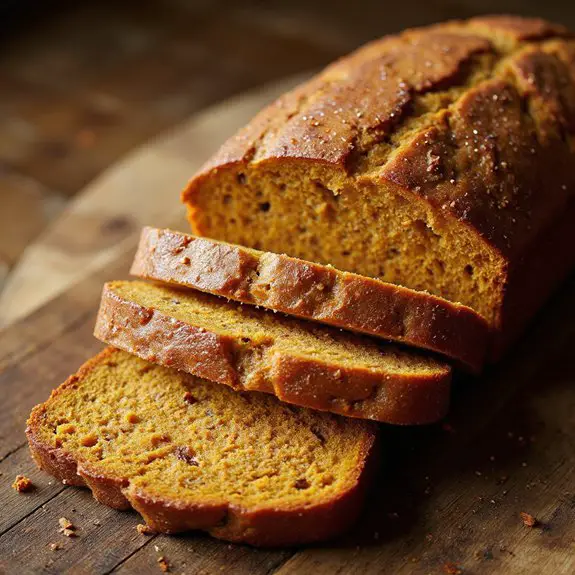 delicious homemade pumpkin bread
