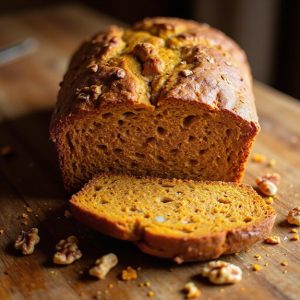delicious homemade pumpkin bread