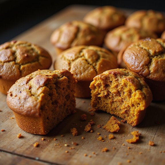 delicious homemade pumpkin muffins