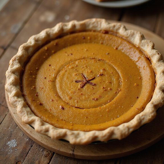 delicious homemade pumpkin pie