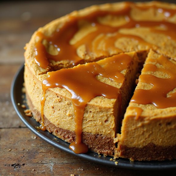 delicious pumpkin caramel dessert